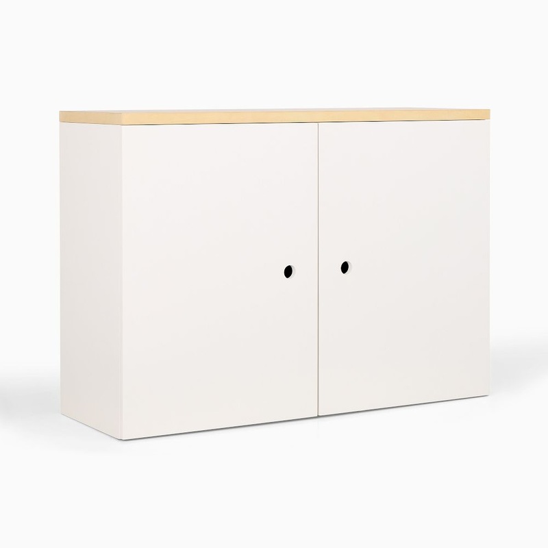 Ziggy Stepped Storage Set Closed Cabinet Hutch