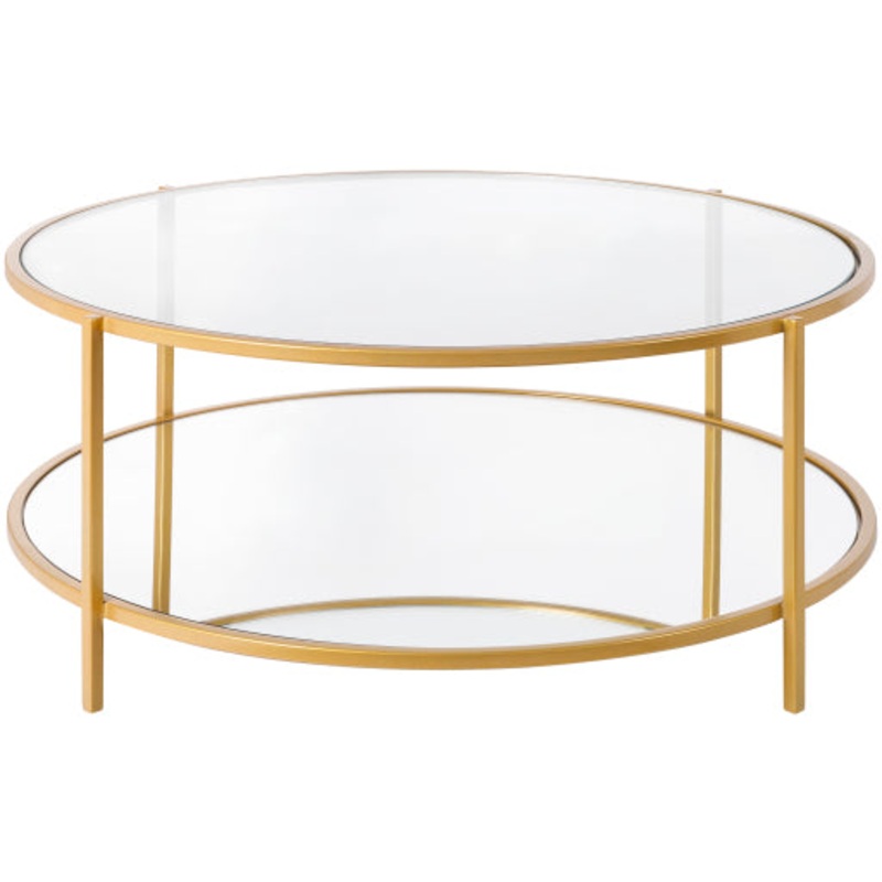 Alecsa Modern 14 Inch Tall x 36 Inch Wide x 36 Inch Deep Coffee Table