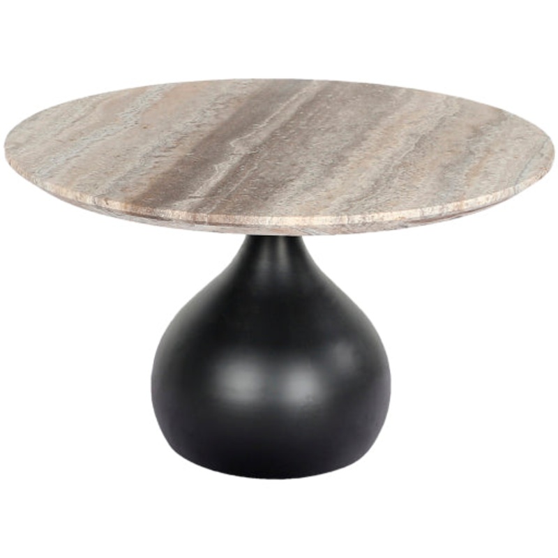 Bolb Contemporary 18H x 32W x 32D Stone Coffee Table