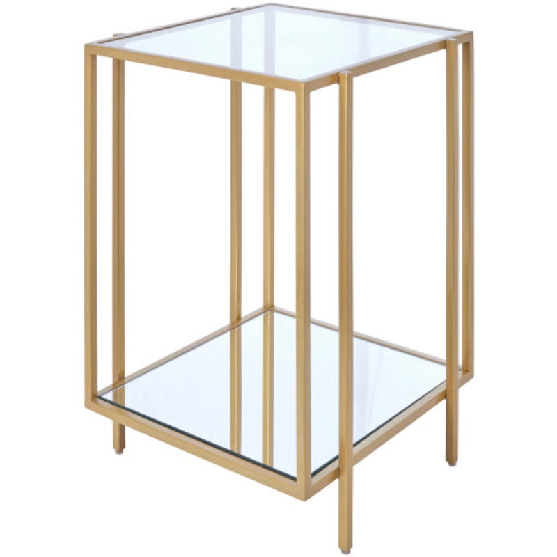Alecsa Modern Compact 26H x 18W x 18D End Table