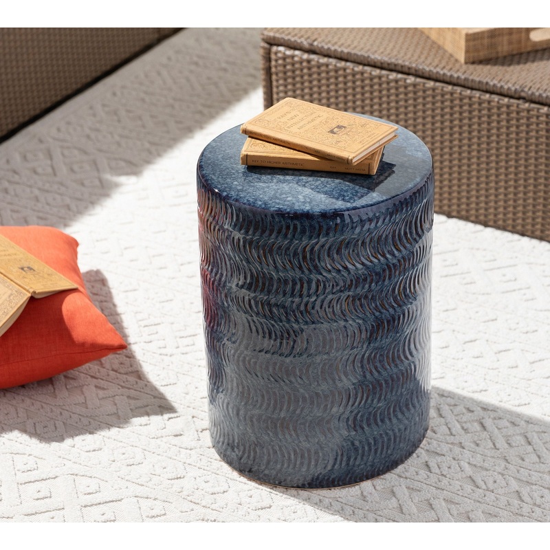 Willow Round Ceramic Accent Table