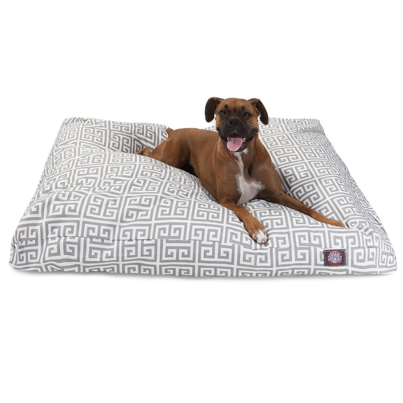 Towers Angela Pet Pillow Majestic Pet Products Color: Gray Size: Extra Large (42″ W x 50″ D x 5″ H);