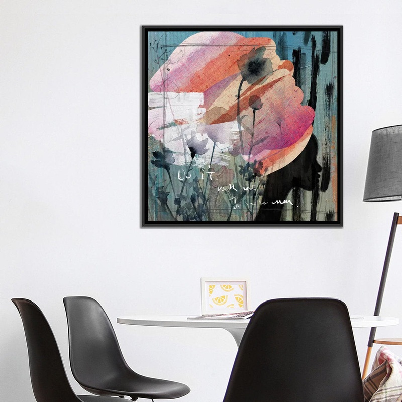 Turban by Nikki Chu – Painting Print East Urban Home Mat Color: No Mat Size: 37″ H x 37″ W x 1.5″ D Format: Black Framed Canvas