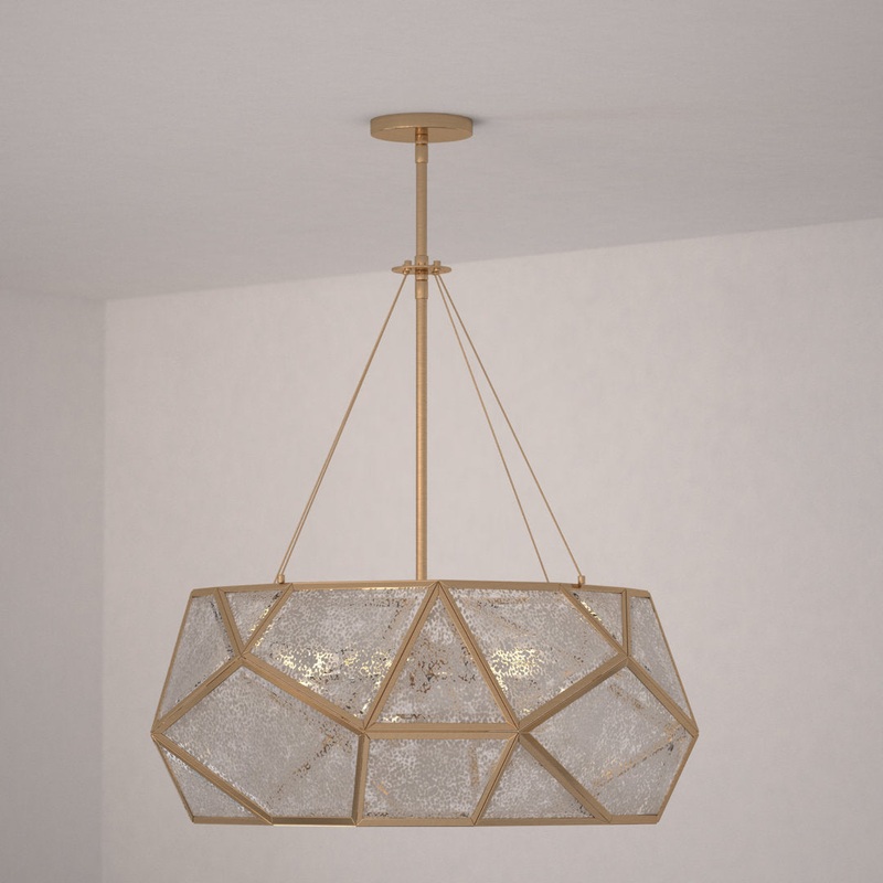 Alexander Single Drum Pendant Greyleigh Size: 28.5″ H x 24″ W x 24″ D