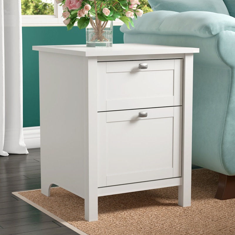Aliyat 2-Drawer Vertical Filing Cabinet Lark Manor Color: Pure White