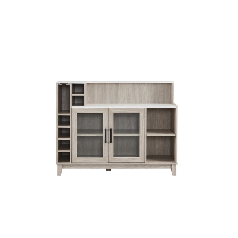 Briones Console Bar Cabinet Mercury Row Color: White Oak