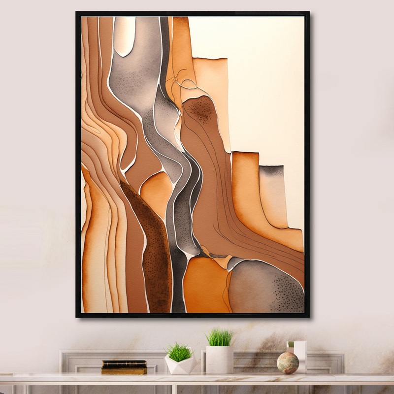 Wanderings in Canyon Ridge II – Print on Canvas Ivy Bronx Size: 34″ W x 44″ H Format: Gold Floater Framed Canvas