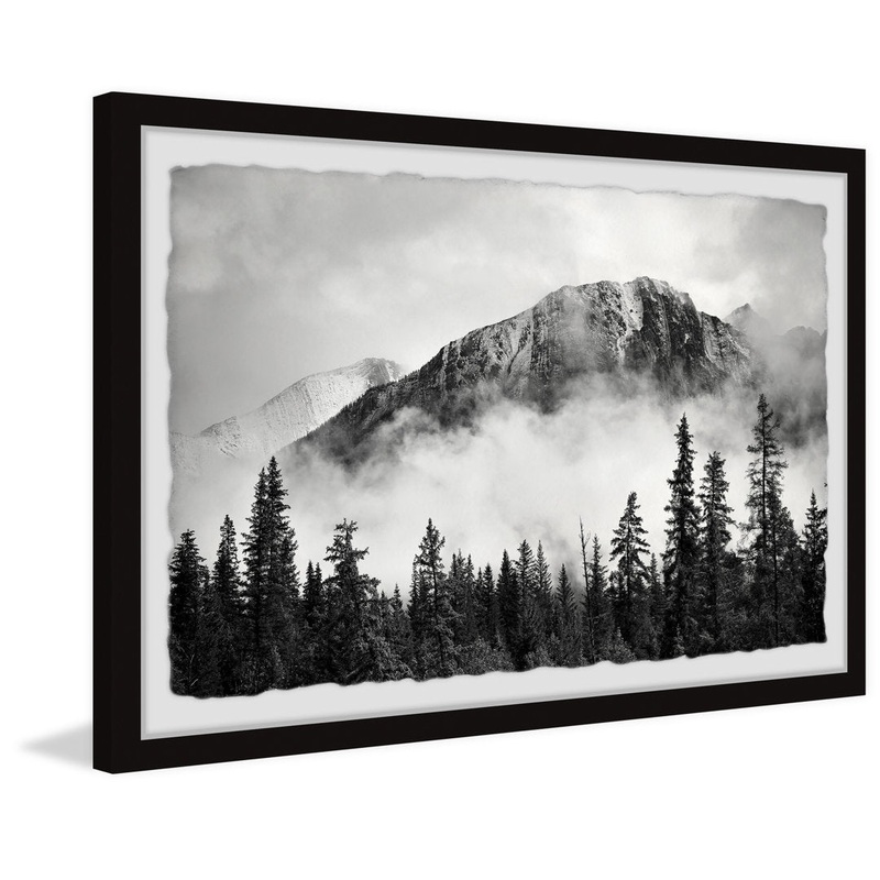 ‘Forest On Fog’ Framed Print Loon Peak Size: 30″ H x 45″ W x 1.5″ D