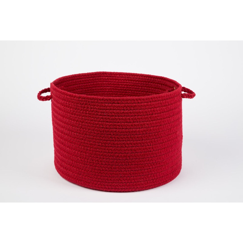 Smyth Fabric Basket August Grove Color: Brilliant Red