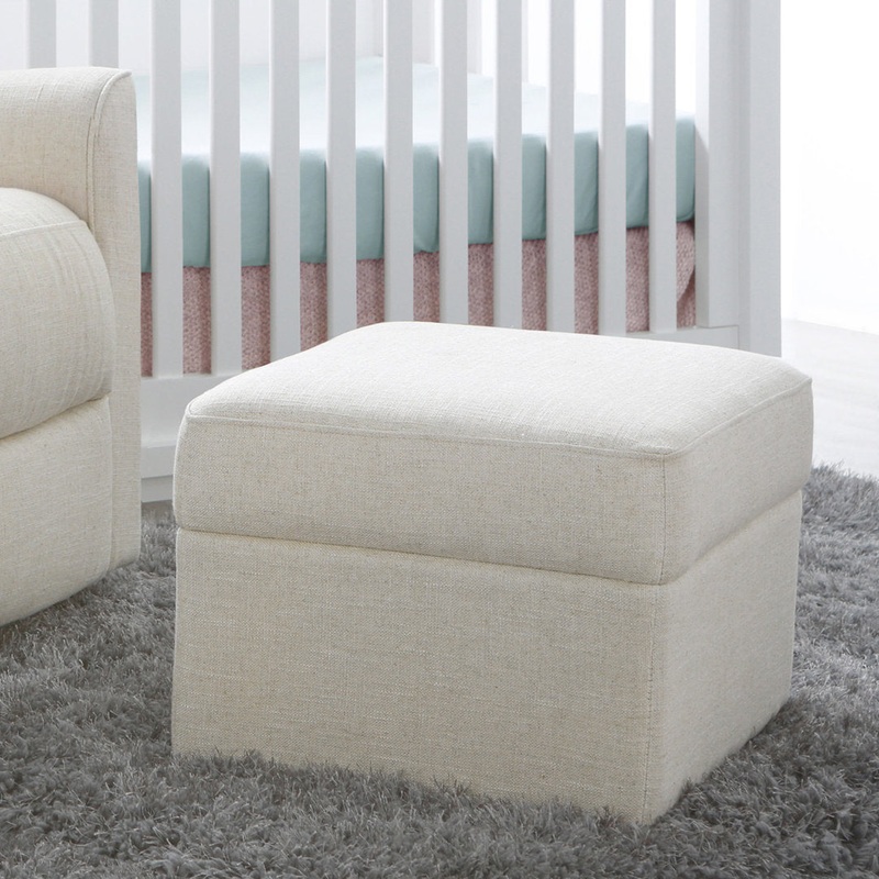Soho 20.5″ Wide Standard Ottoman Second Story Home Upholstery Color: Canvas