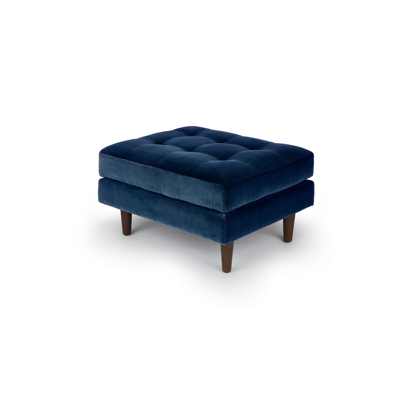 Sven Cascadia Blue Ottoman