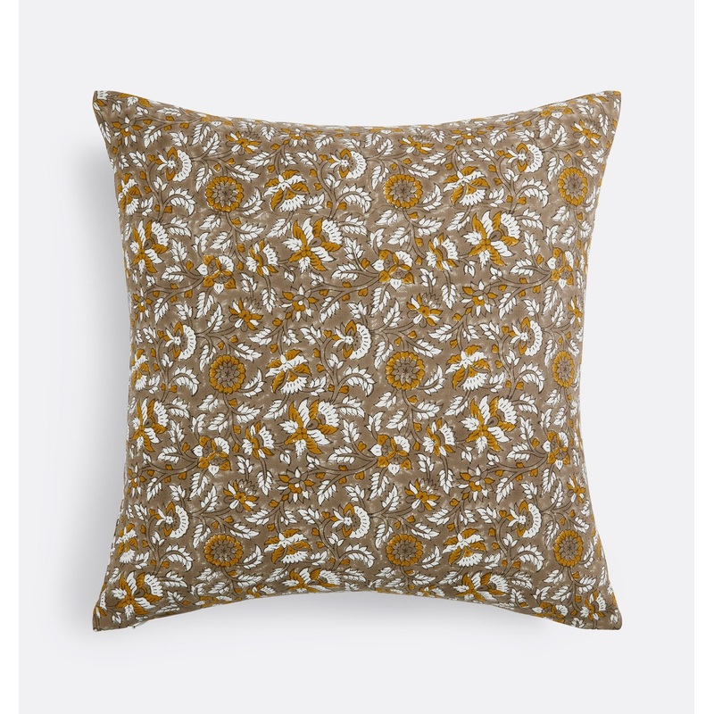 Botanical Block Print Pillow