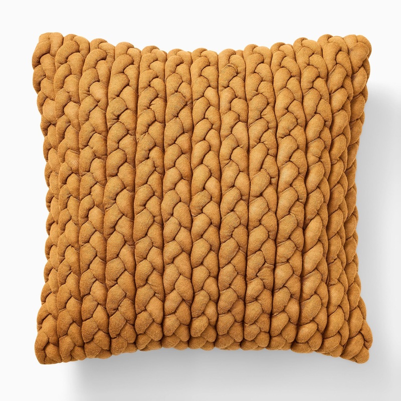 Braided Jersey Pillow Cover 20″x20″