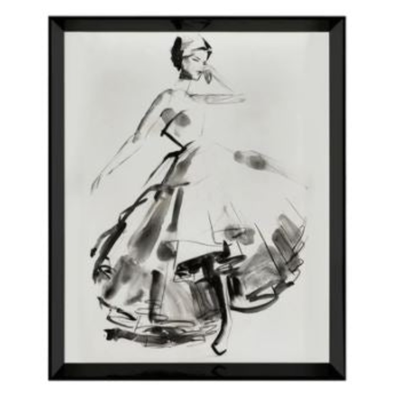 Vintage Sketch With Frame