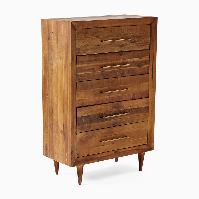 Alexa Reclaimed Wood 5-Drawer Dresser