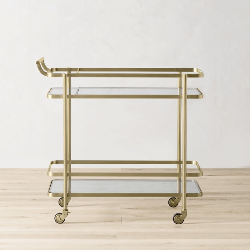 Truman Rectangular Bar Cart (32″)