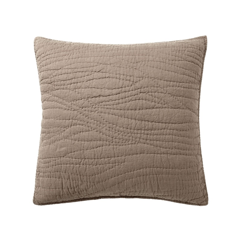 Belgian Flax Linen Handcrafted Quilted Sham