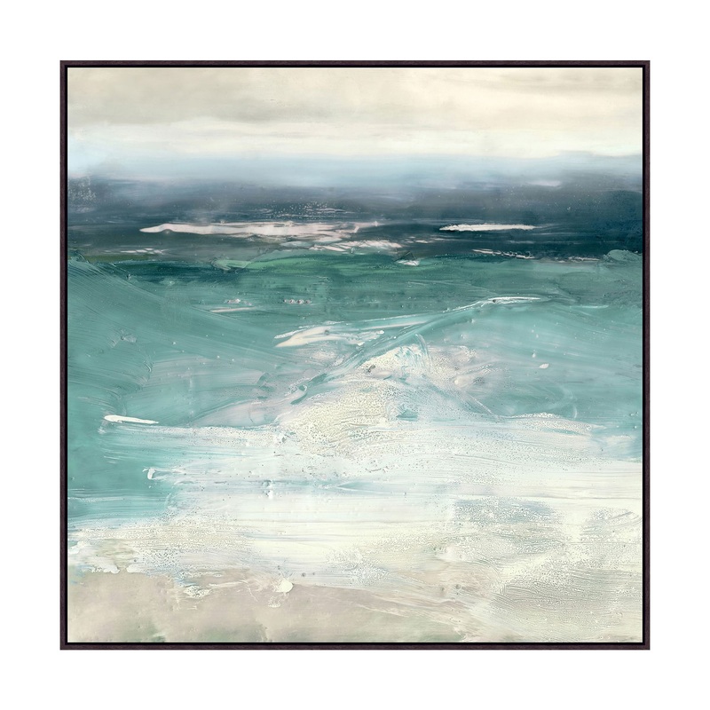 View North Hand Embellished Framed Canvas Print