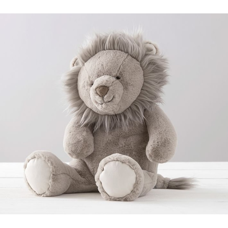 Taupe Lion Critter Plush-Small