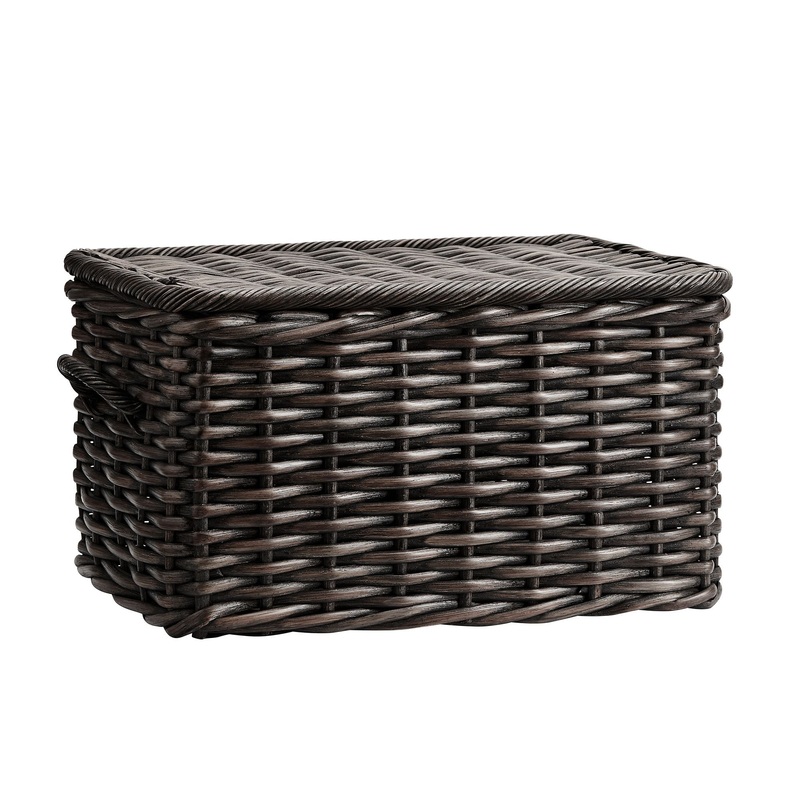 Aubrey Handwoven Lidded Baskets large