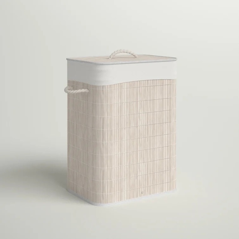 Bamboo Rectangular Hamper