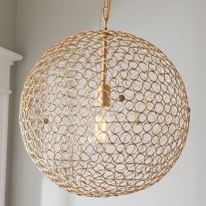 Circles Sphere Pendant Light