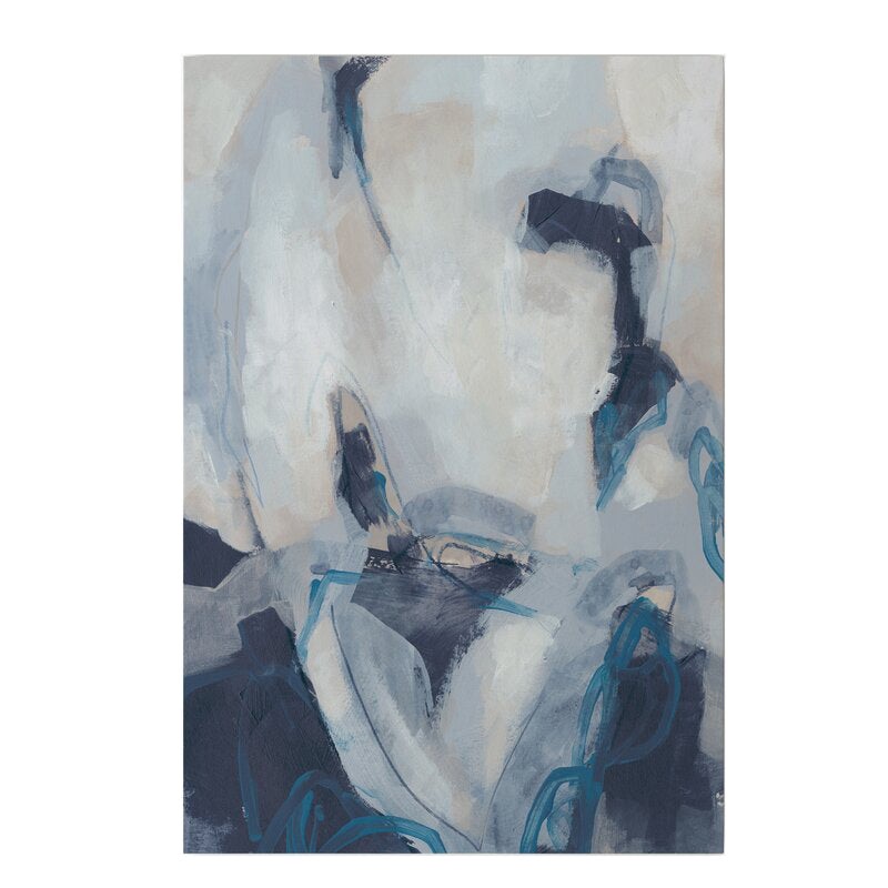 Blue Process Wrapped Canvas Print No Frame-40″x30″
