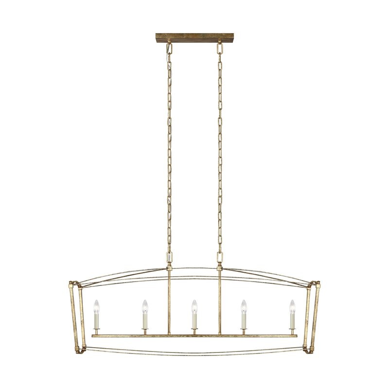 Brockton 5 – Light Kitchen Island Linear Pendant