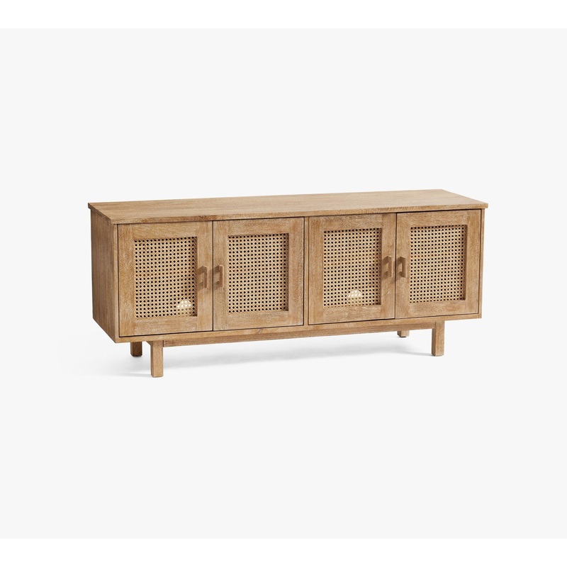 Tiburon Rectangular Cane Media Console