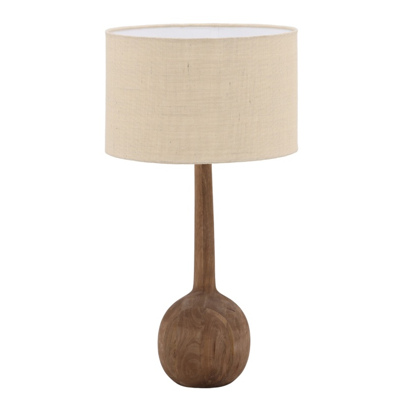 Warm Glow Illumination – Midtone Walnut Table Light
