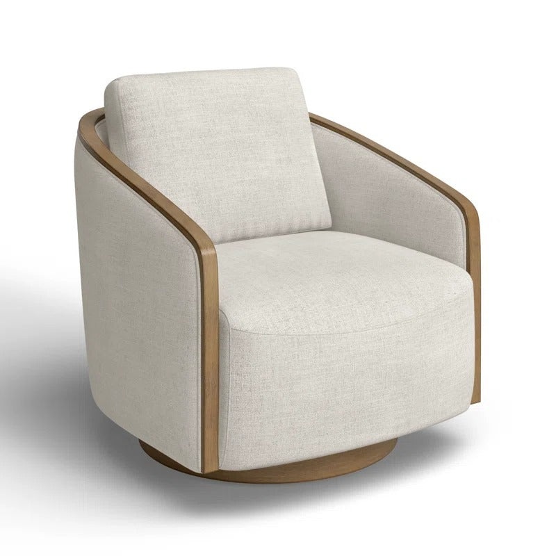 Abere Upholstered Swivel Accent Chair