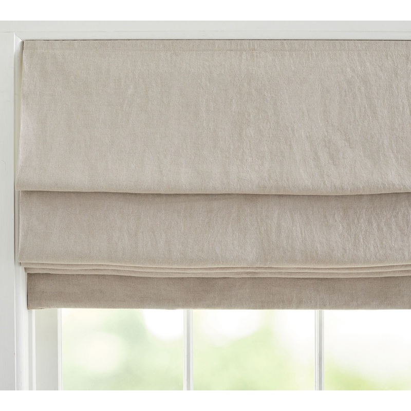 Belgian Flax Linen Blackout Shade 48
