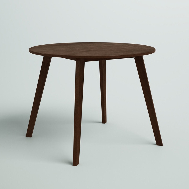 Aquin 39.5″ Dining Table Zipcode Design Color: Walnut