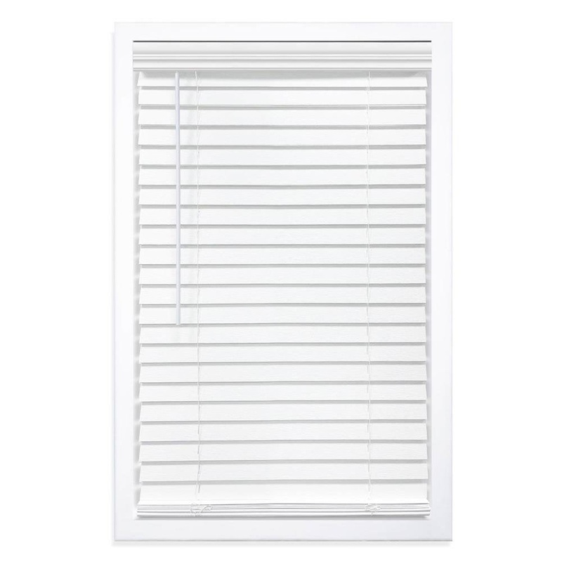 2 inch Room Darkening, Cordless Faux Wood Horizontal/Venetian Blind DEZFURNISHINGS Length & Width: 31″W x 48″L