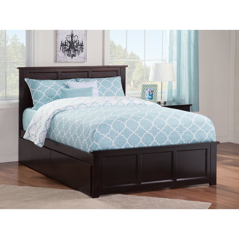 Amear Solid Wood Storage Platform Bed with Under Bed Drawers Lark Manor Color: Espresso Size: Full