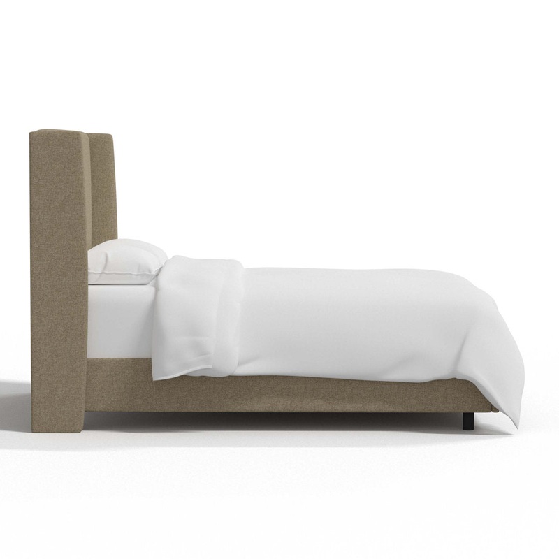 Tilly Upholstered Bed Joss & Main Color: Zuma Natural Textured Linen Size: Twin