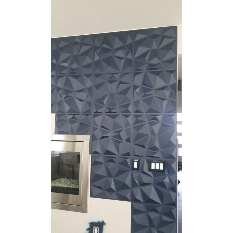 Wiegers 3D PVC Wall Panel Orren Ellis Color: Blue