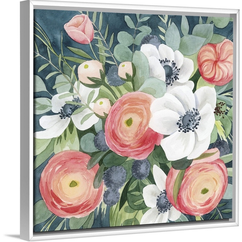 Bewitching Bouquet I by Grace Popp – Painting Print Winston Porter Size: 11.7″ H x 11.7″ W x 1.75″ D Format: White Floater Framed