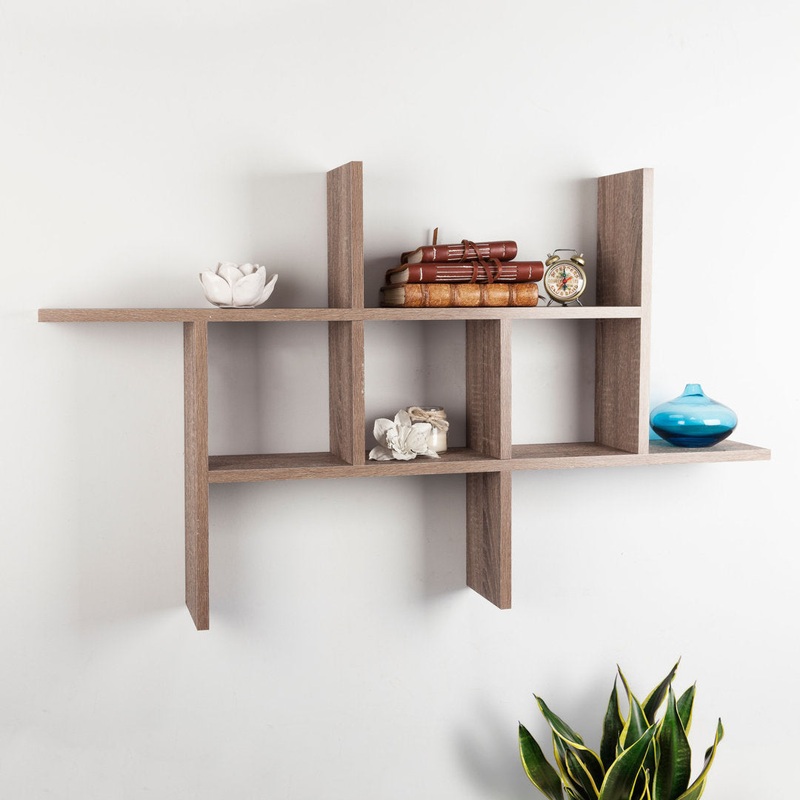 Suffield 4 Piece Accent Shelf Zipcode Design Finish: Weathered Oak