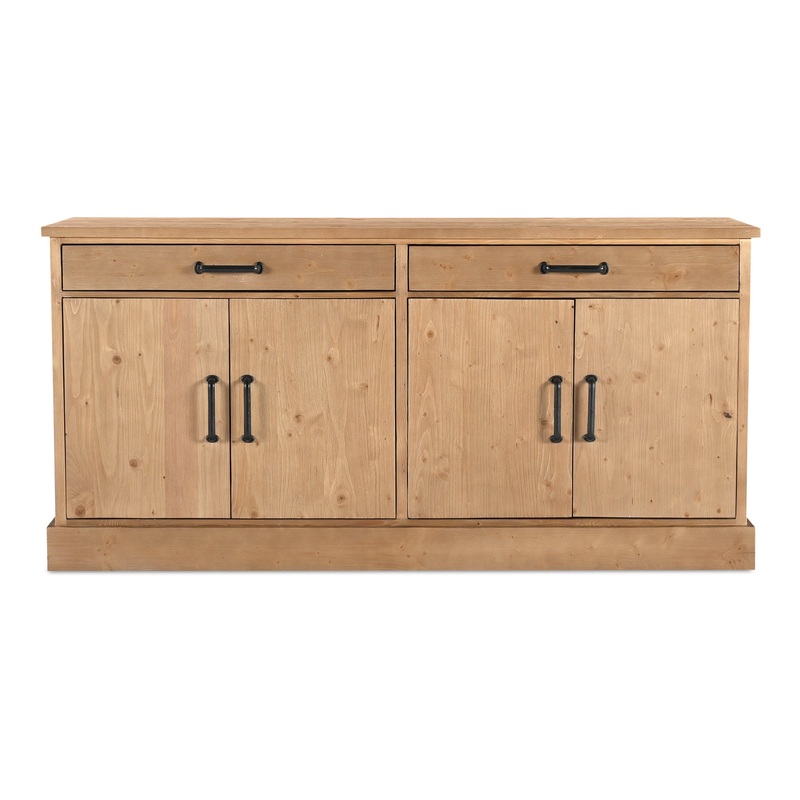 Timeless Irish Oak Two-Drawer Console