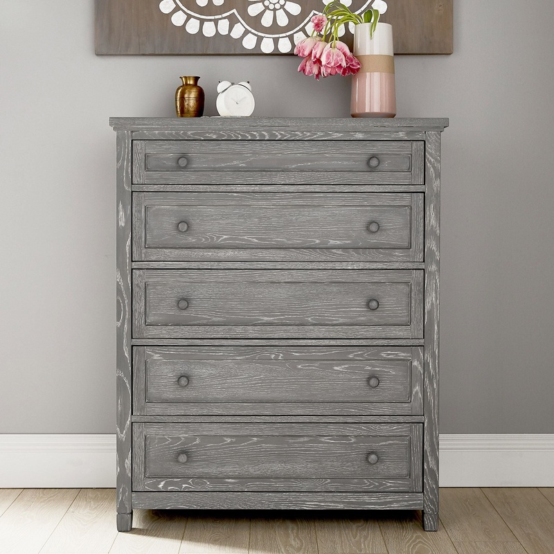 Beadboard Storage Bed Drawer Dresser Set