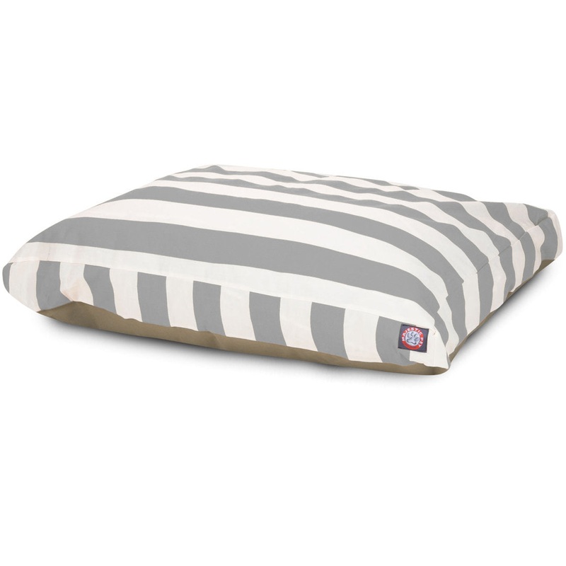 Majestic Washable Pet Bed Majestic Pet Products Color: Gray Size: Large (36″ W x 44″ D x 5″ H)