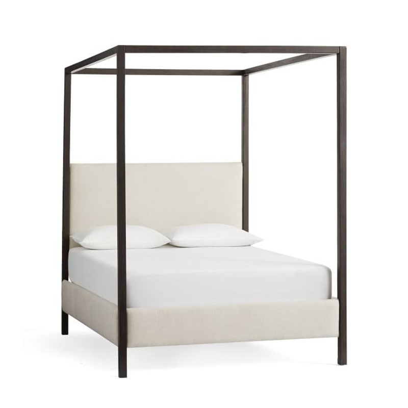 Atwell Metal Canopy Bed king