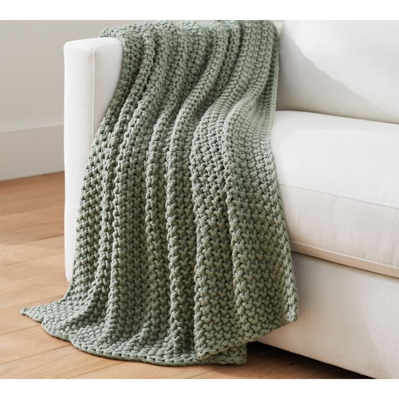 Bayside Seed Stitch Throw