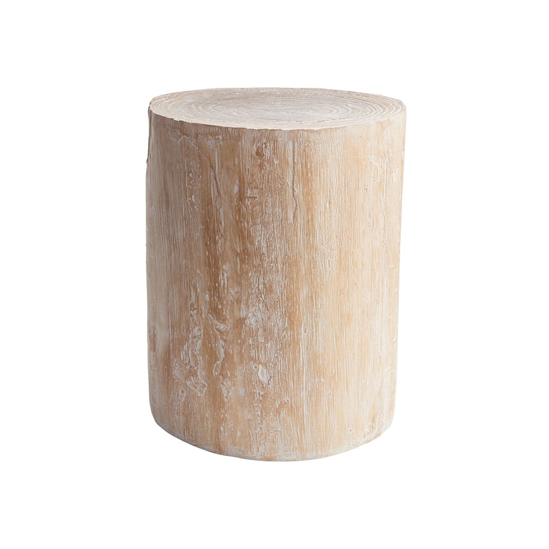 Wood Stump Side Table