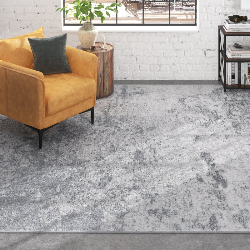 Addison Gray/Ivory Area Rug Steelside Rug Size: Rectangle 11′ x 15′