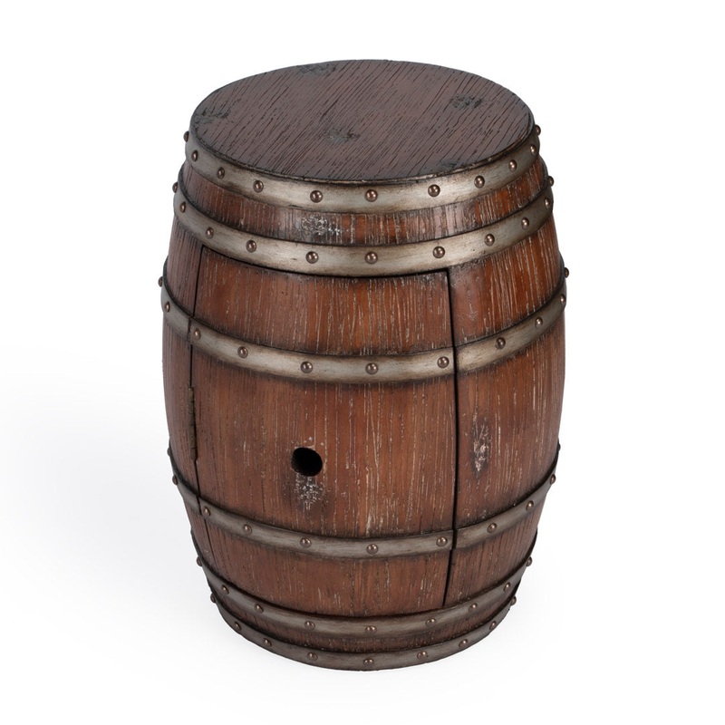 Bloomingdale Barrel End Table The Twillery Co.