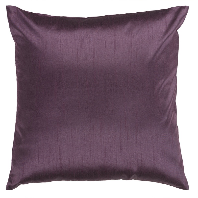 Throw Pillow Livabliss Color: Purple Size: 22″ H x 22″ W x 1″ D