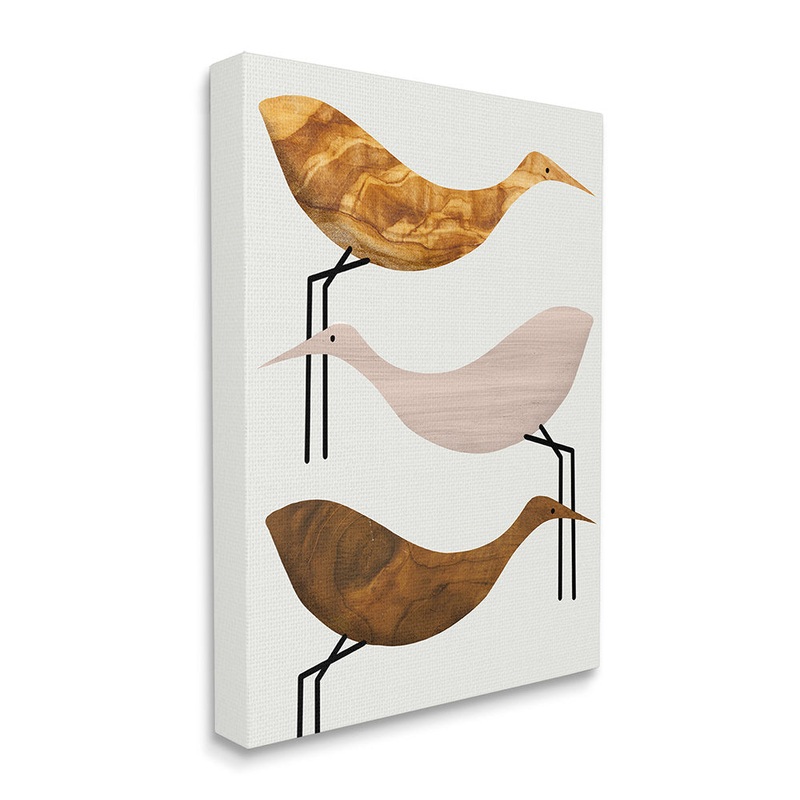Abstract Tree Pattern Storks Minimal Rustic Birds by Daphne Polselli – Graphic Art Print Corrigan Studio Size: 20″ H x 16″ W x 1.5″ D Format: Wrapped Canvas
