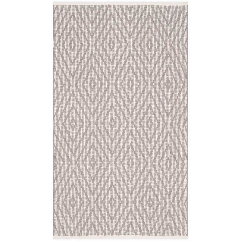 Akihito Hand Woven Cotton Geometric Rug Wrought Studio Rug Size: Rectangle 3′ x 5′